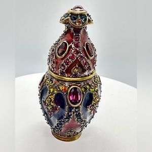 Jay Strongwater miniature trinket ure/bottle